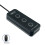 3 Key USB Macro Programming Key Keypad USB Keyboard Support Multiple Platform Portable Custom  Keyboard Black 2