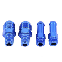 Universal Aluminum Car 160psi Adjustable 1: 1 Fuel Pressure Regulator Oil Gauge Kit (Black)