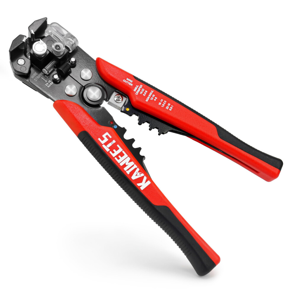 Kaiweets Wire Strippers Electrical, 3 In 1 Wire Cutters, Electrical Tools Terminal Crimper For Electricians, Circuit, Distribution Box Repair, Awg 10 4824427917514