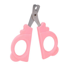 Nagelknipper voor huisdieren, roestvrij staal, nageltrimmer voor kleine, middelgrote en grote honden en katten, roze.