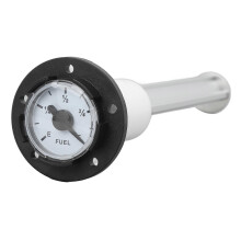 Fuel Tank Cap Gauge High Precision Display Universal Mechanical Gas Cap Gauge with Float for Yachts Cars Trucks Farm Vehicle 200mm / 7.9in Long