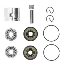 41,1-mm-Kolbensatz mit Kurbelwellenlager, passend für Poulan 220, 221, 260, 1950, 2150, 2250, 2450, 2550