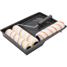 Fit For The Job 5 Piece 9 inch Triple Paint Roller Set for DIY Painting with Emulsion Paints on Walls & Ceilings