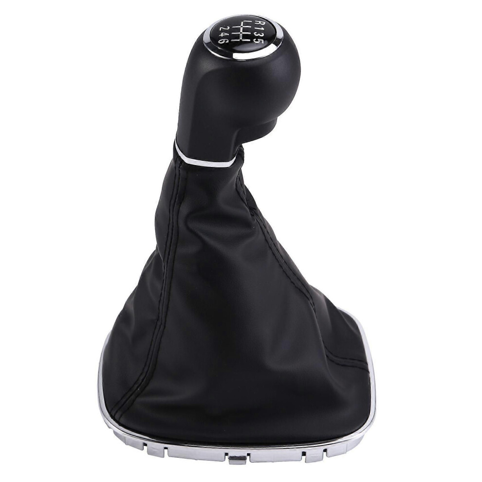6 Speed Car Gear Shift Knob With Boot Manual Transmission 009140093 For Opel Vauxhall Corsa D Hatchback Van 6 Speed 9152359421935