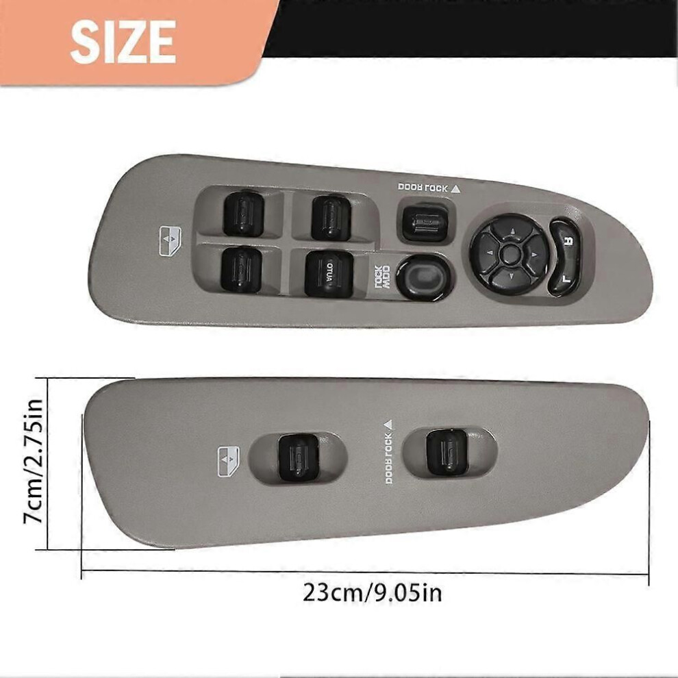 Power Window Switch With Bezel Set For Dodge Ram 1500 2500 3500 Dakota Durango Sprinter 56049805Ab 68171680Aa 5Hz72xdvaa 9152359412193