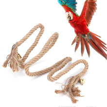 stuk katoenen riem met zitstok voor huisdieren (papegaaien), klimtouw, kauwspeelgoed om op te hangen