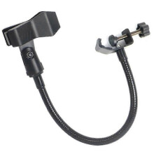 Flexible Gooseneck Microphone Stand with Desk Clamp for Radio Broadcasting Studio, Live Broadcast E