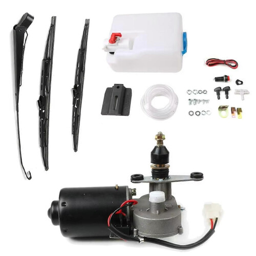 Kit de motor de limpiaparabrisas eléctrico UTV compatible con