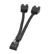 Motherboard USB 9-Pin Schnittstellen-Header-Splitter 1 auf 2 Verlängerungskabeladapter