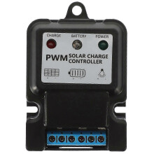6V 12V 10A Auto Zonnepaneel Laadregelaar Batterijlader Regelaar (Zwart).