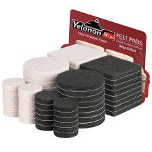 Yelanon Felt Furniture Pads 56Pcs2550mm Furniture Pads Self Adhesive Felt C