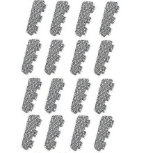 16 Pcs Bicycle Safety Sequins Bicycle Tire Safety Reflectors Reflective Strip Light Stickers