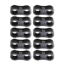 6AN Schlauchtrenner, Kraftstoffleitungs-Befestigungsklemmen, Aluminium-Schlauchanschlussadapter, ideal für 3/8-Zoll-Kraftstoffschläuche