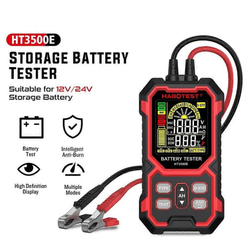 HABOTEST HT3500E 12V 24V Δοκιμαστής Μπαταρίας Αυτοκινήτου Αναλυτής Μπ 1
