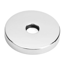 Großer Duscharmflansch aus Edelstahl 304, Rosette für G1/2-Zoll-Rohr, galvanisiert