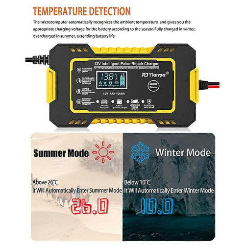 12V Πλήρως Αυτόματος Έξυπνος Φορτιστής 6A Υψηλής Ισχύος Φορητ 1