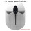 Motorcycle Helmet Wiper, Mini Waterproof USB Electric Windshield Wiper 2W 1