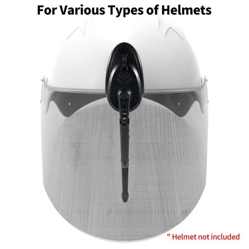 Motorcycle Helmet Wiper, Mini Waterproof USB Electric Windshield Wiper 2W