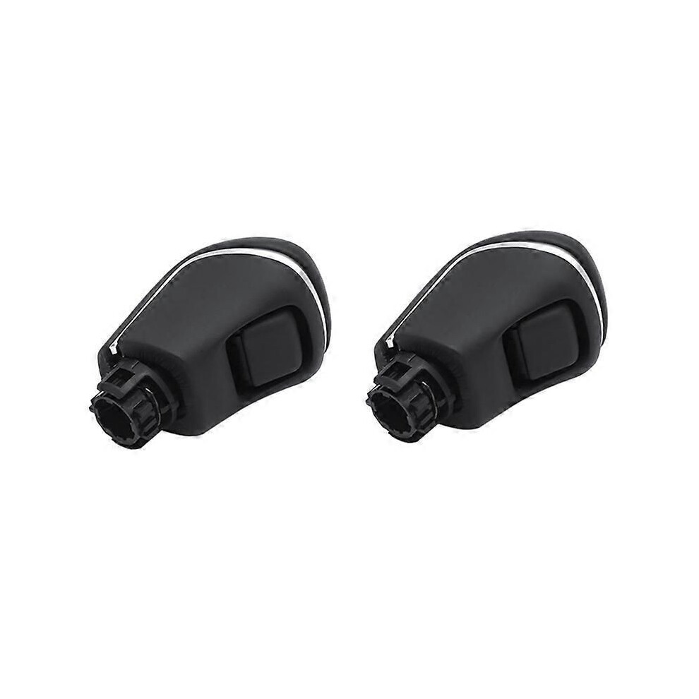2Pcs Car Leather Gear Shift Konb For Toyota Corolla Camry Levin Xv70 V70 Avalon 2018 2019 2020 9152359422642