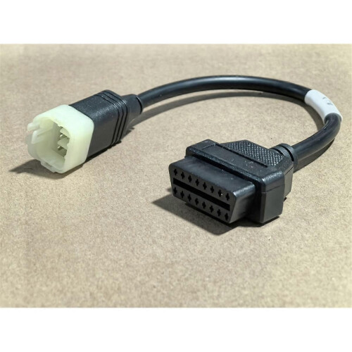 6 PIN to 16 PIN OBD2 Connector Diagnostic Tool Adapter Cables for 2