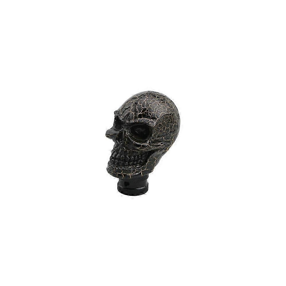 Skull Shift Knob High Strength Resin Gear Stick Easy Install Compact For Car 9152359422475