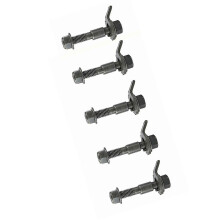 CNC-achterstandaard voor motorfietsen, swingarm-spoelsliders, standaard swingarm-bobbins (10 mm, rood)