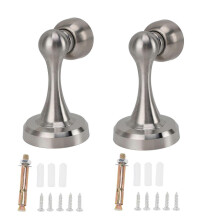 2 Stück Türstopper aus rostfreiem Edelstahl, starker Magnet, geräuscharmer Türhalter für Schlafzimmer, Büro, Hotel
