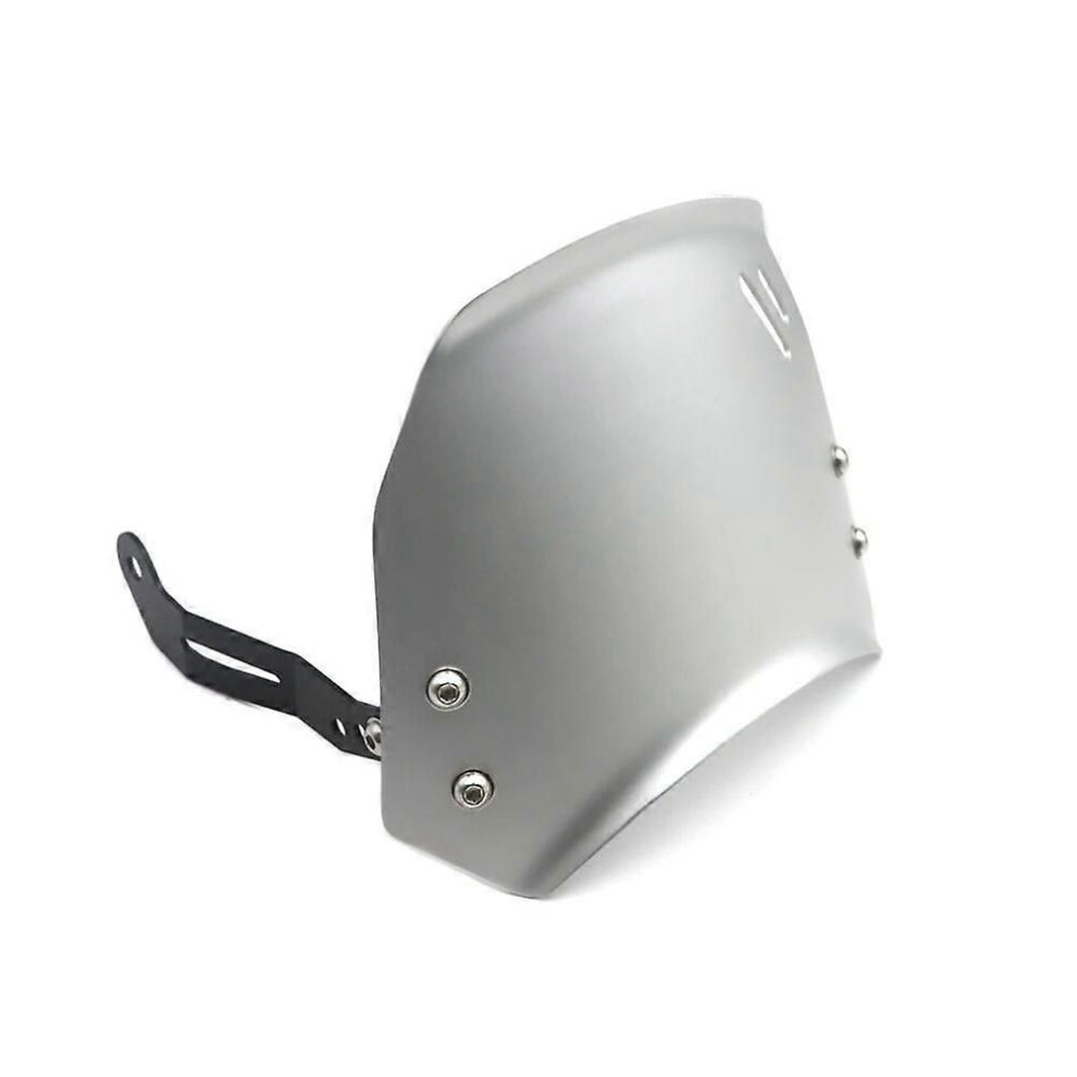 Motorcycle Windshield Windscreen Visor Wind Screen Deflector Kit For Bonneville T100 T120 Thruxton 1200 1200R Silver 9152359414845