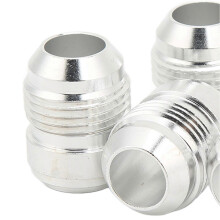 2 stuks inlaspluggen AN10 aluminiumlegering, mannelijke laspluggen, universeel voor auto's