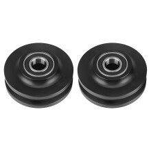 2 stuks schuifdeurwielen voor schuurdeuren, kastbeslag, rolklokken voor kasten, ramen en ramen, geschikt voor thuisgebruik