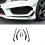 For CLA Class C117 Line 2013-2015 Front Bumper Lip Splitter Spoiler Diffuser Cover Trim 3