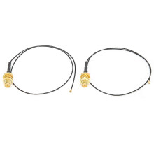 2 stuks IPEX 4 naar RPSMA female kabel omnidirectionele draad voor M.2 WiFi Bluetooth externe antenne