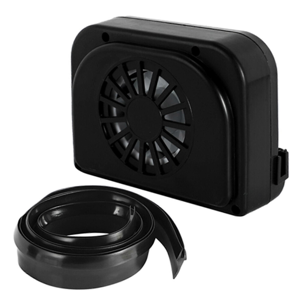 Solar Power Car Window Fan Auto Ventilator Cooling Vehicle Air Vent Portable 9152359416740