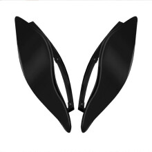 Motorcycle Windshield Side Wing Deflector Adjustable Air Deflector for Touring Street Tri Glide FLHX