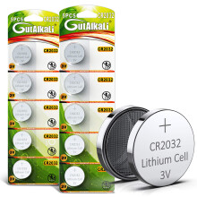 CR2032 3V Lithium Battery Bulk Purchase 10 Pack; Big Value, Long-Lasting CR 2032 Lithium Button Batteries; Great for Homes, Professional and Commerci