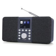 MangoKit MD5 Stereo DAB,DAB+ Digital Radios with Bluetooth,FM Kitchen Radio Mains and Battery Powered,Color Display,40 Preset Stations,Alarms &Clock,