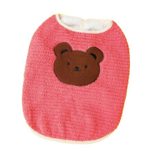 Hondentopje met schattig berenpatroon, hoge elasticiteit, stijlvol en comfortabel, puppyvestje, huisdierkleding, rood S