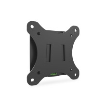 DIGITUS wall mount for LCD/LED monitor up to 81cm (32"), fixing bracket, 18kg maximum load, VESA 75x75 & 100x100, Black