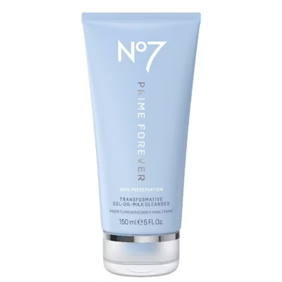 Boots No7 No7 Prime Forever Transformative Gel-Oil-Milk Cleanser 150Ml