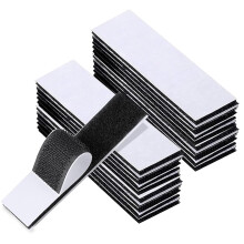 20 Pack 10 Pairs Hook and Loop Strips Heavy Duty 079x39 Inch Self Adhesive