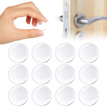 Vicloon Self Adhesive Rubber Feet 12Pcs Transparent Bumper Pads Transparent