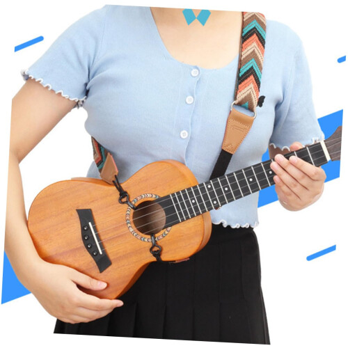Adjustable No Drill Double Ukulele Strap with Comfort Shoulder Sling and Balanced Support 1