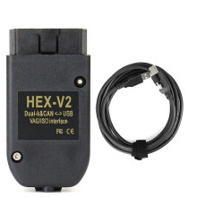est FT232 V25.3 VAG Scanner Tool VAG KKL VCDS Cable OBD2 Diagnostic Cable OBD2 Scanner HEX V2 VAGCOM,German