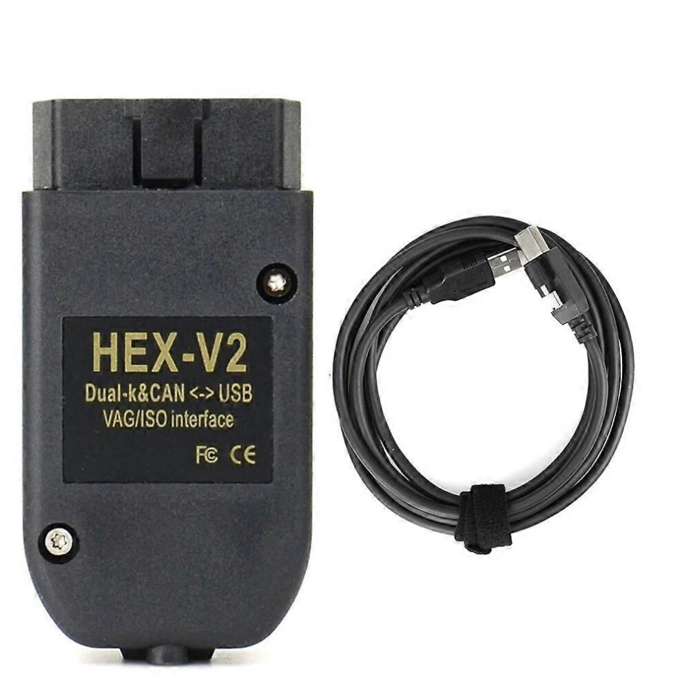 Est Ft232 V25.3 Vag Scanner Tool Vag Kkl Vcds Cable Obd2 Diagnostic Cable Obd2 Scanner Hex V2 Vagcom,German 9152359443784