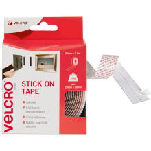 VELCRO Brand Stick On Tape CuttoLength Strong Hook Loop Self Adhesive Sti