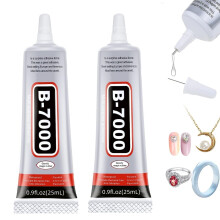 B7000 Super Glue,15ml/0.5oz (2 Pack) Multi Functional Glue Transparent Paste Adhesive Multi-Function Repair Glues Suitable for Phone Jewelry Glass