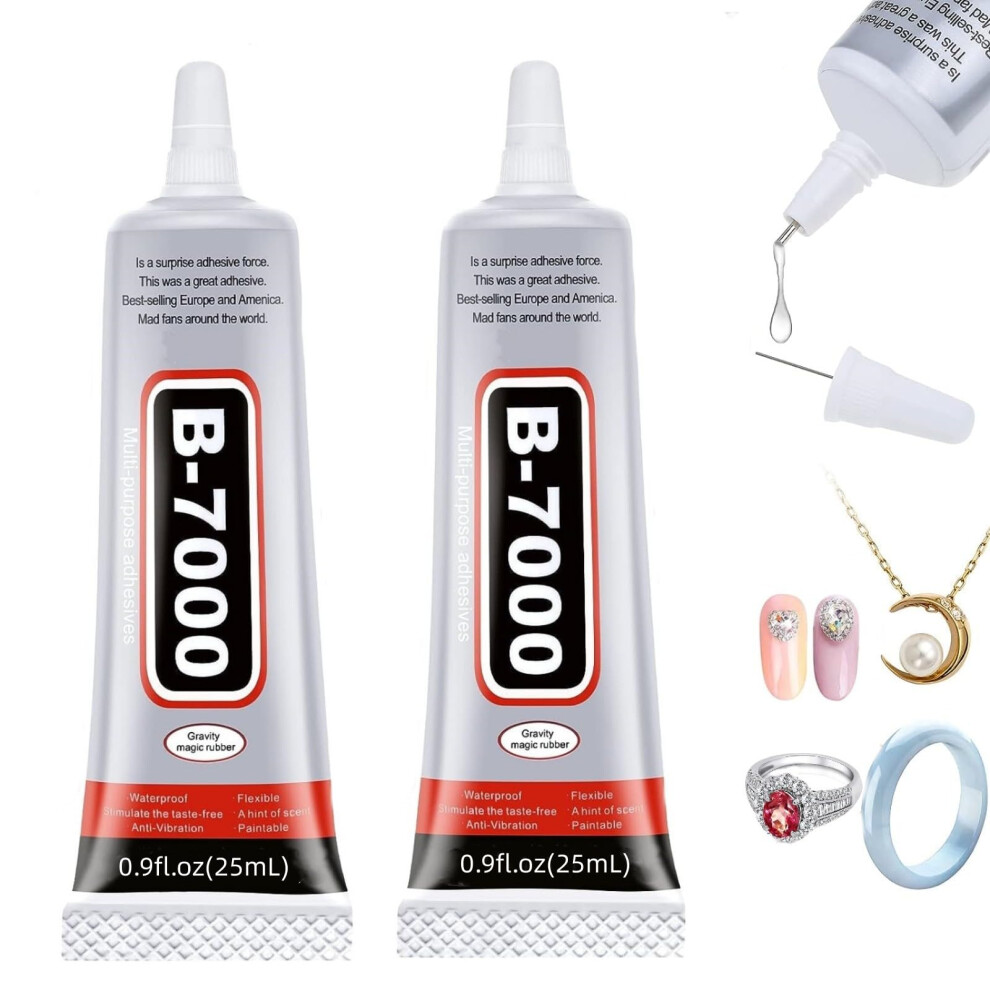 B7000 Super Glue15ml05oz 2 Pack Multi Functional Glue Transparent Paste Adh 8769073560157