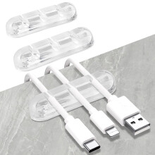 SOULWIT Cable Holder Clips 3Pack Cable Management Cord Organizer Clips Self