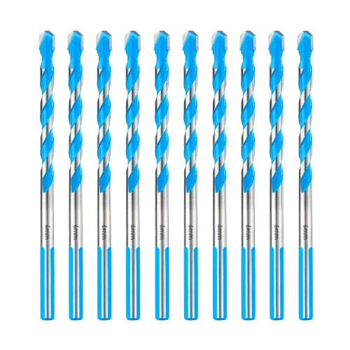 Toolant 6mm Concrete Drill Bit Set Shockproof Hammer Drill Bits for Concret