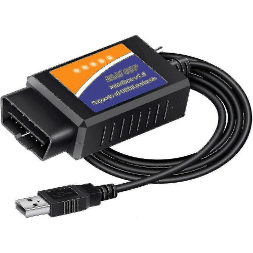 Forscan Elm327 USB OBD2 Adapter for Windows, Diagnostic Coding Tool with MS-CAN/HS-CAN Switch for Ford Lincoln Mazda